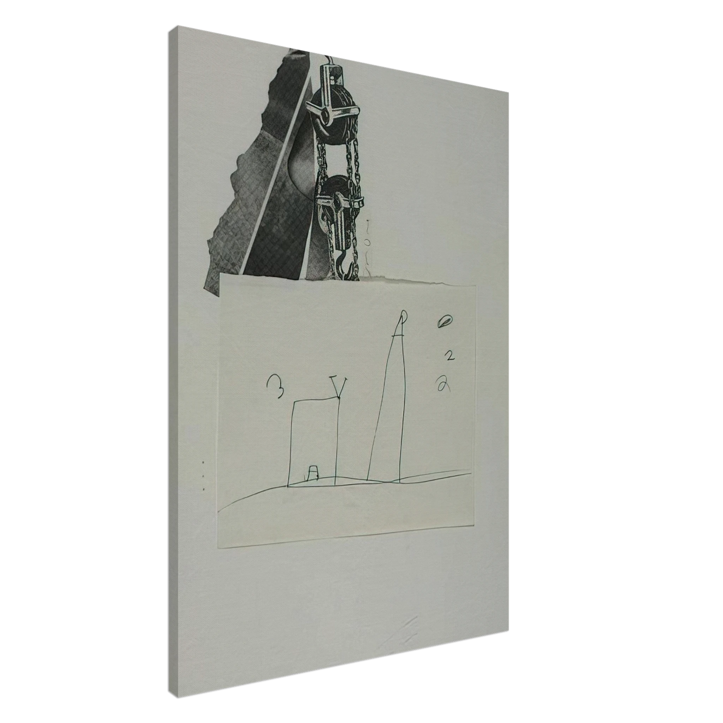 Jim Dine - TOOL BOX 5 1966 Canvas - 20x30 cm / 8x12 inches-canvas