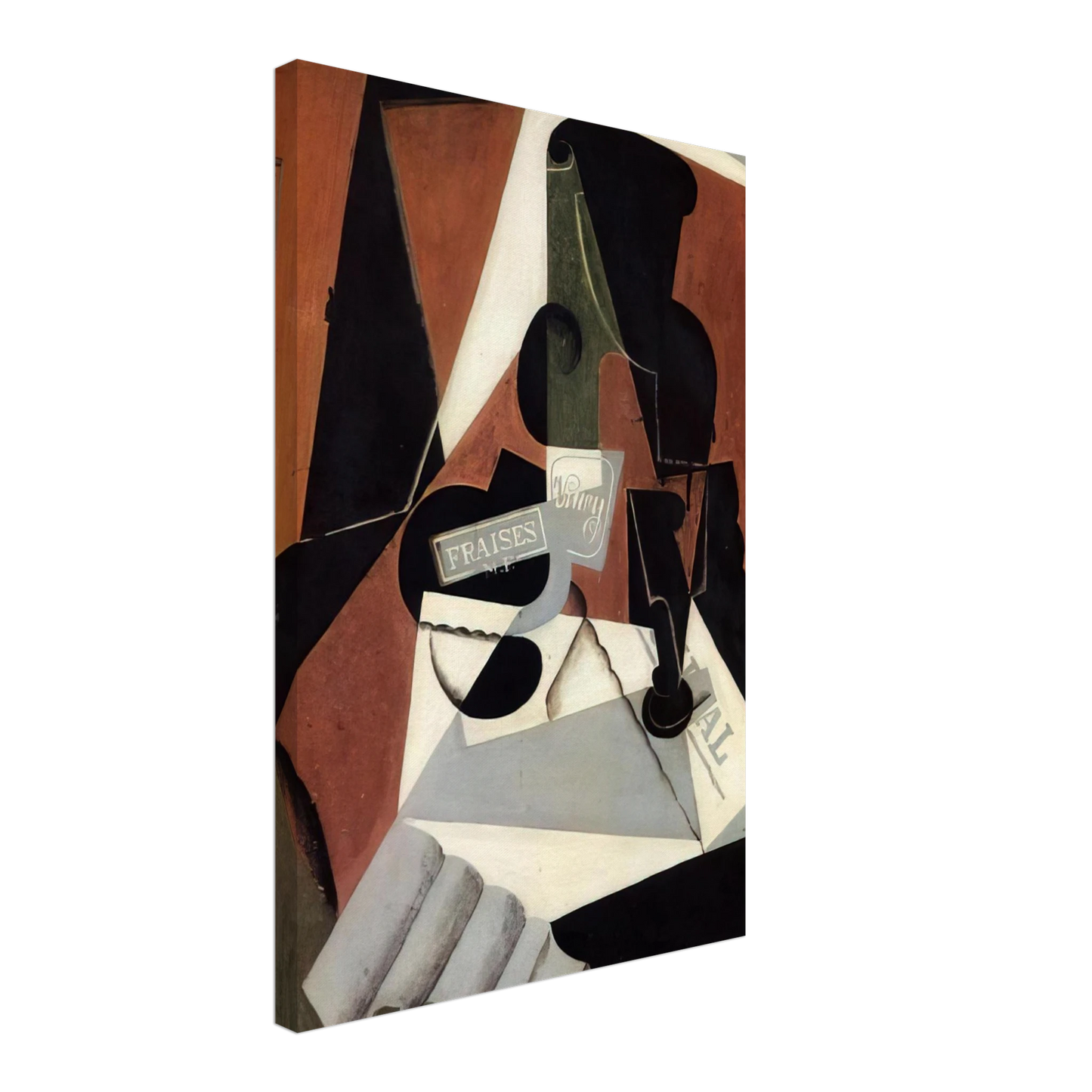 Juan Gris - STRAWBERRY JAM 1917 Canvas - 70x100 cm / 28x40 inches-canvas