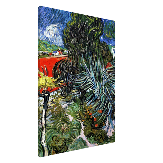 Vincent van Gogh - The Garden of Doctor Gachet at Auvers-sur-Oise Canvas - 20x30 cm / 8x12 inches-canvas