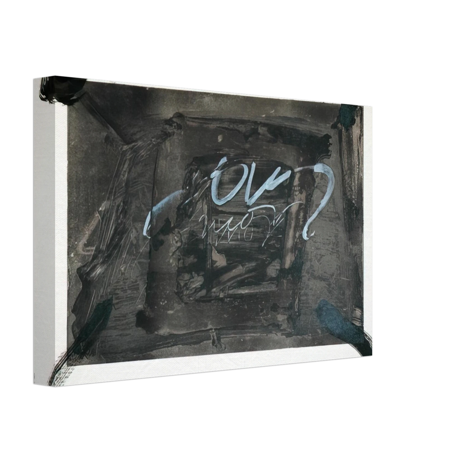 Antoni Tapies - QUATRE GESTES NOIRS 1983 Canvas - 40x60 cm / 16x24 inches-canvas