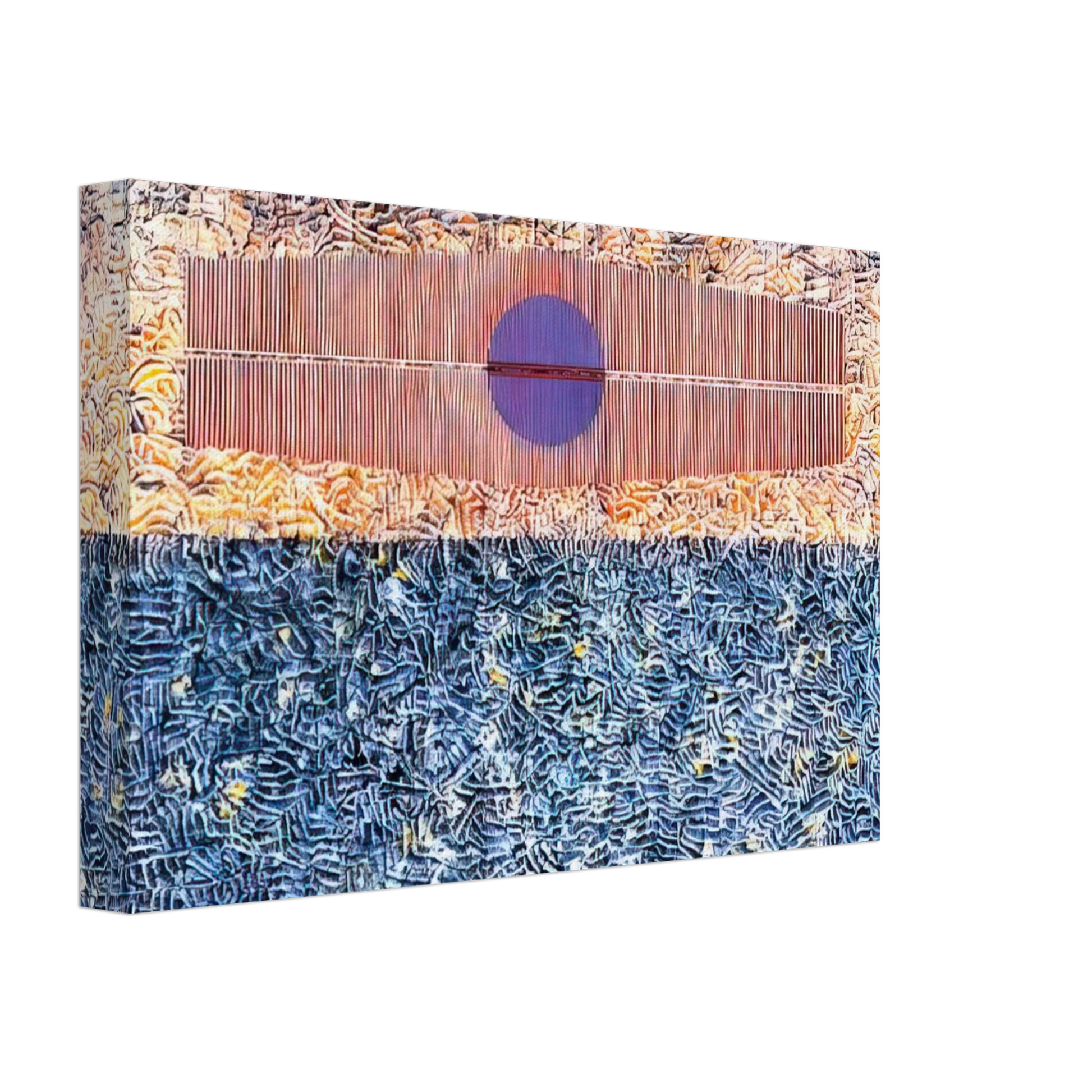 Jimmy Ernst - Silent Protest - 1976 Canvas - 40x60 cm / 16x24 inches-canvas