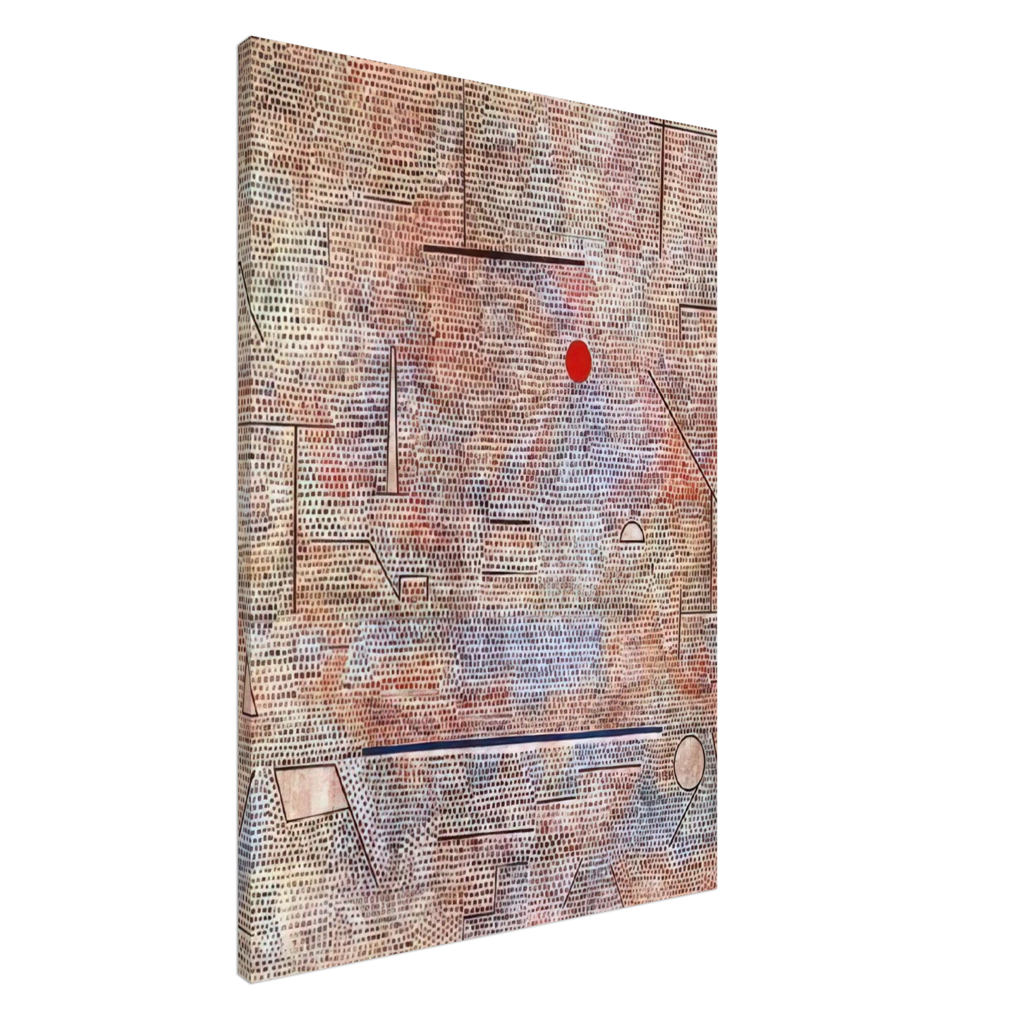 Paul Klee - CACODEMONIC 1916 Canvas - 20x30 cm / 8x12 inches-canvas