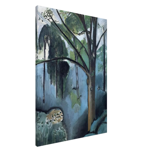 Henri Matisse - TRIVAUX POND 1917 Canvas - 20x30 cm / 8x12 inches-canvas