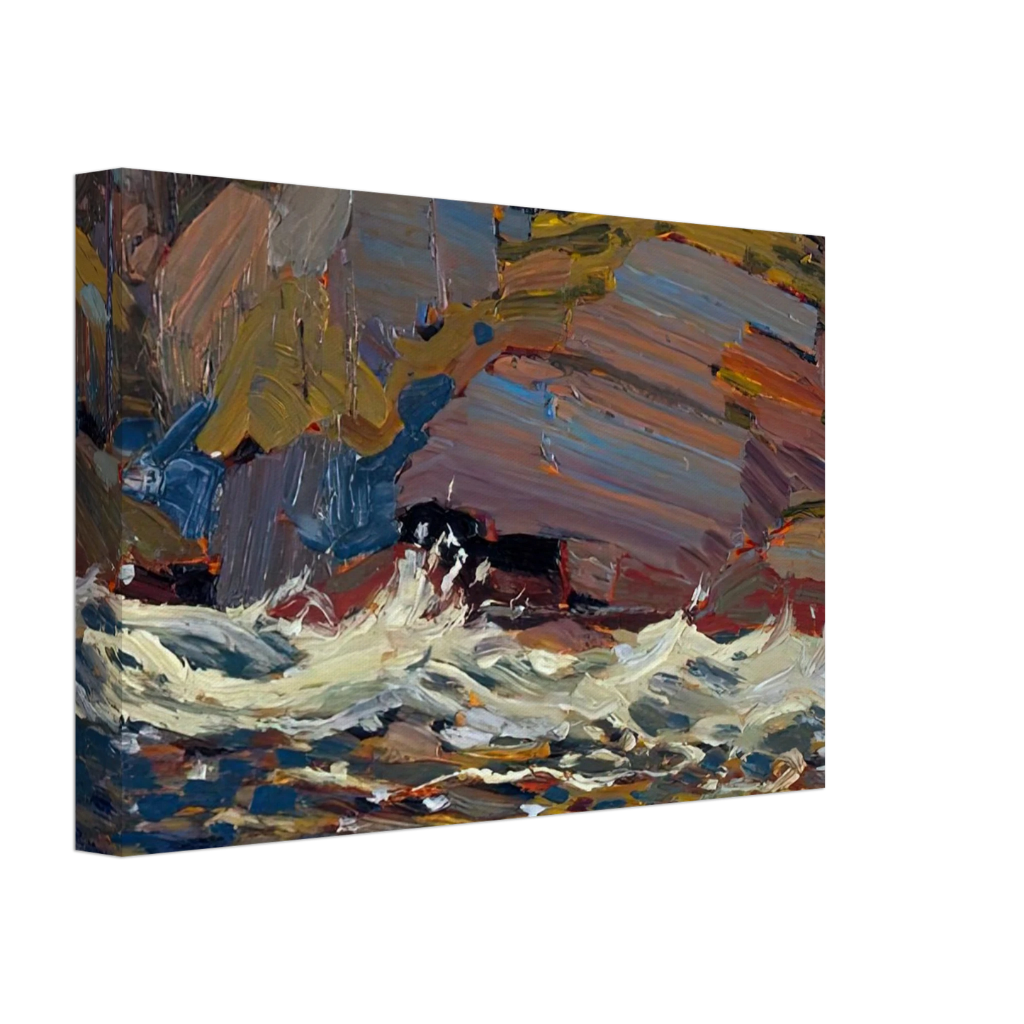 Tom Thomson - SWIFT WATER 1916 Canvas - 70x100 cm / 28x40 inches-canvas