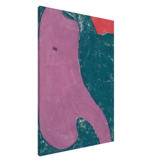 Serge Poliakoff - Etude de tissu - 1946 Canvas - 20x30 cm / 8x12 inches-canvas