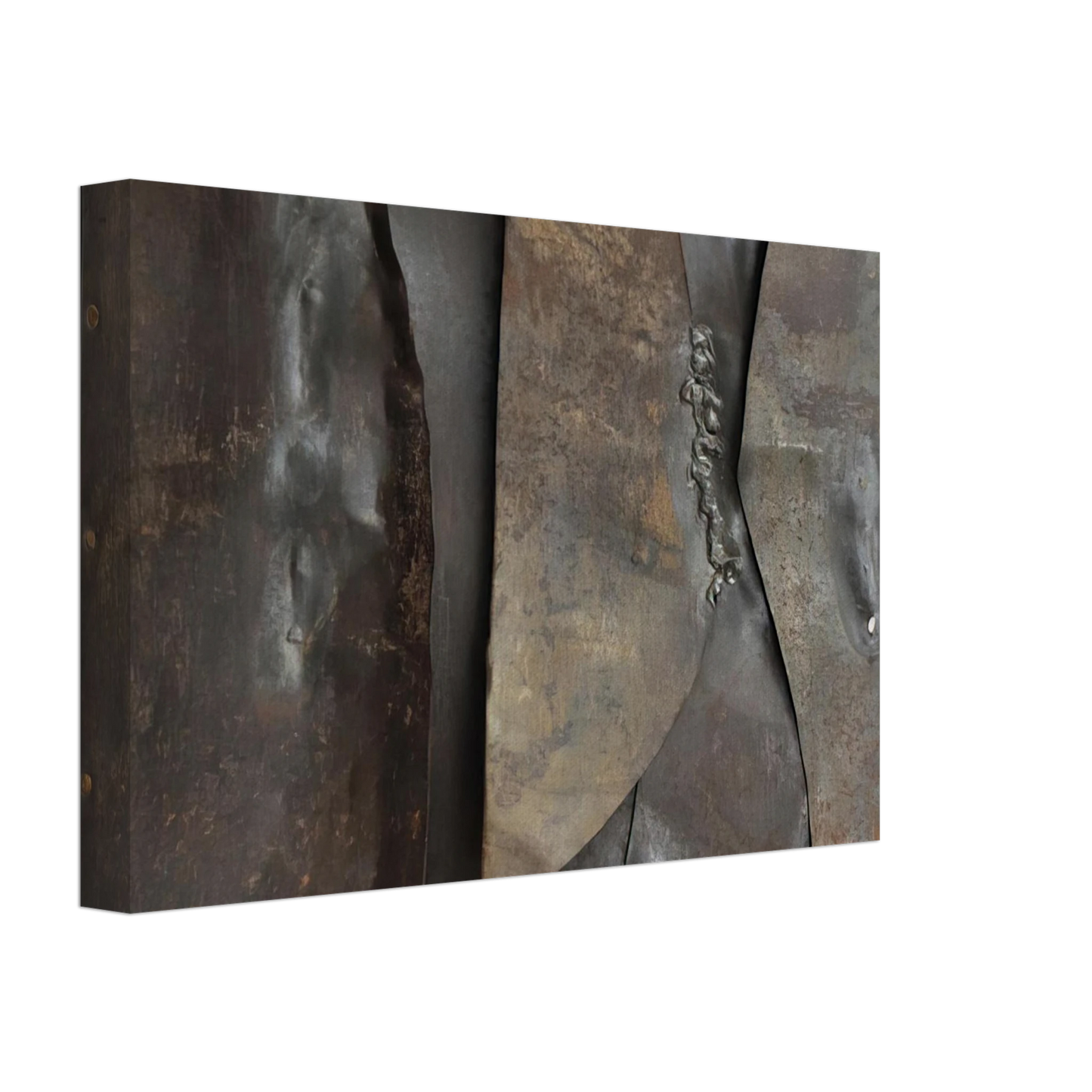 Alberto Burri - Iron - 1960 Canvas - 70x100 cm / 28x40 inches-canvas