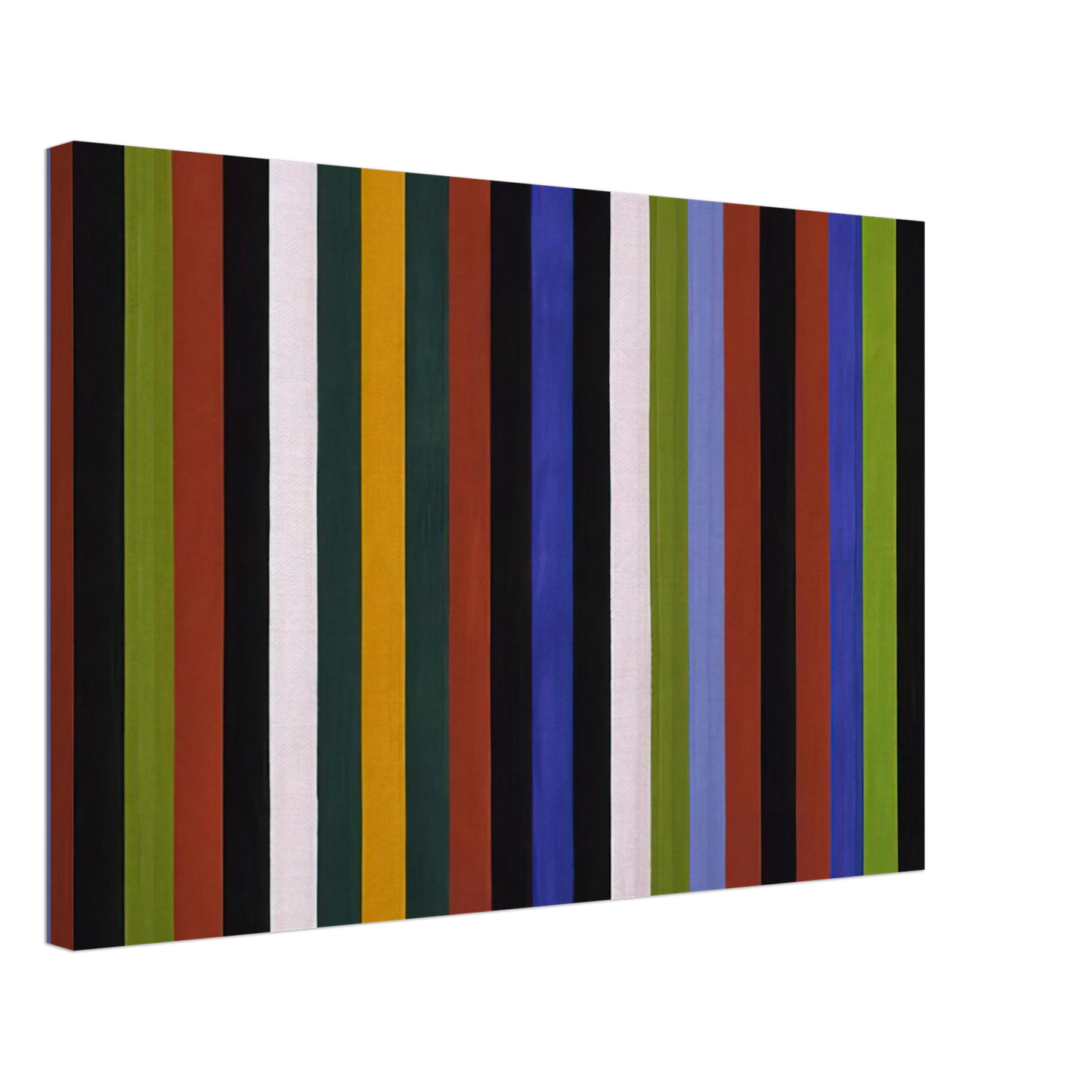 Gene Davis - Hot Beat - 1964 Canvas - 40x60 cm / 16x24 inches-canvas