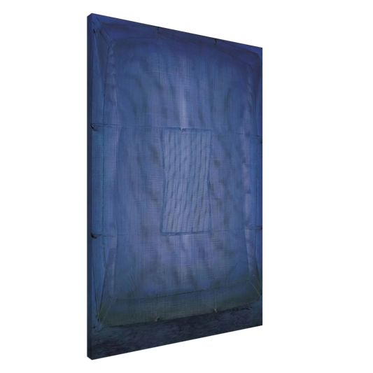 Manuel Rivera - Azul - Art Informel Canvas - 20x30 cm / 8x12 inches-canvas