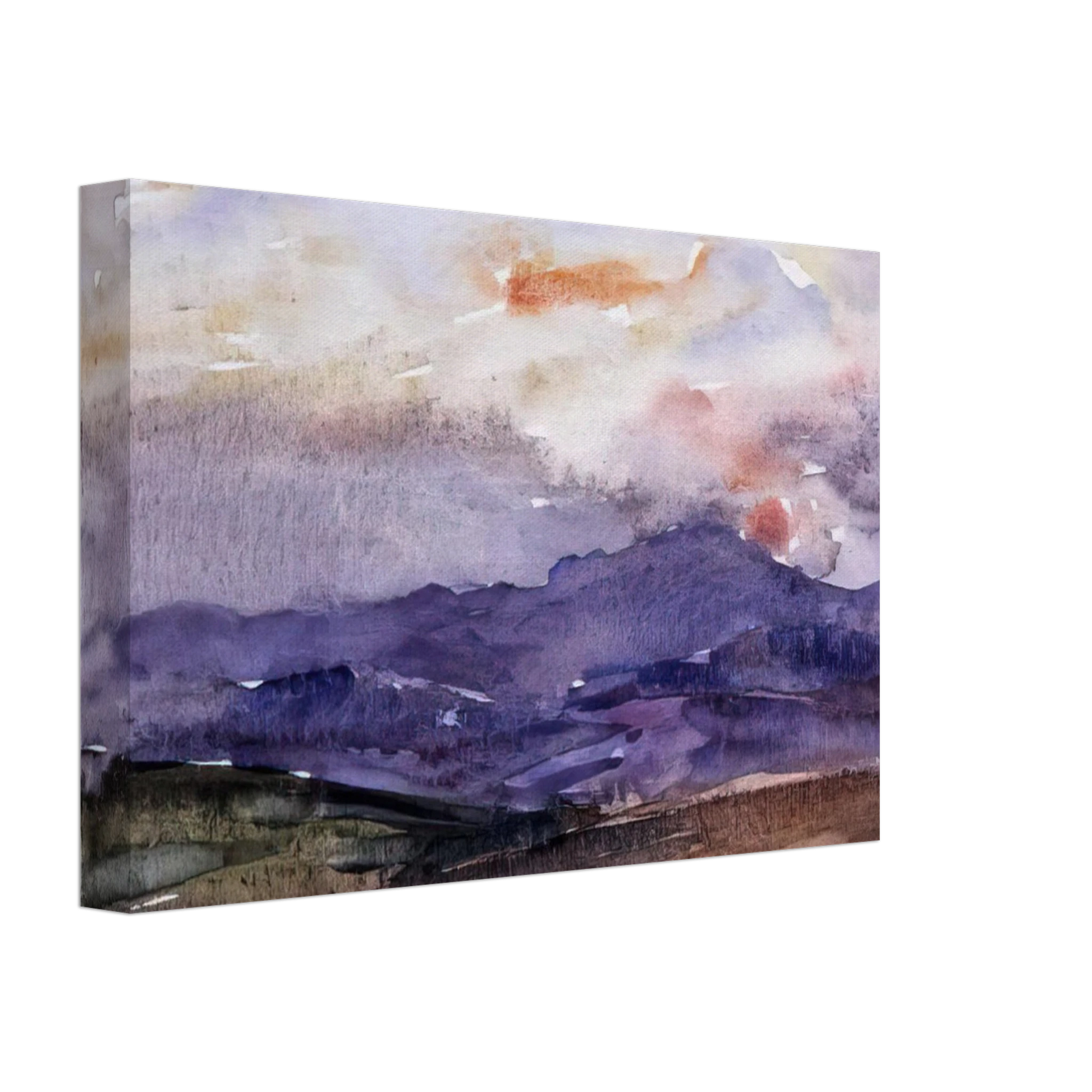 Hans Hartung - Untitled - 1921 Canvas - 40x60 cm / 16x24 inches-canvas