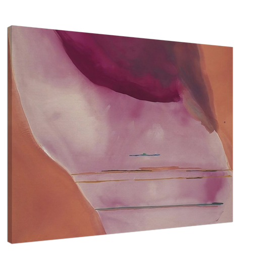 Helen Frankenthaler - Pendulum - 1972 Canvas - 20x30 cm / 8x12 inches-canvas