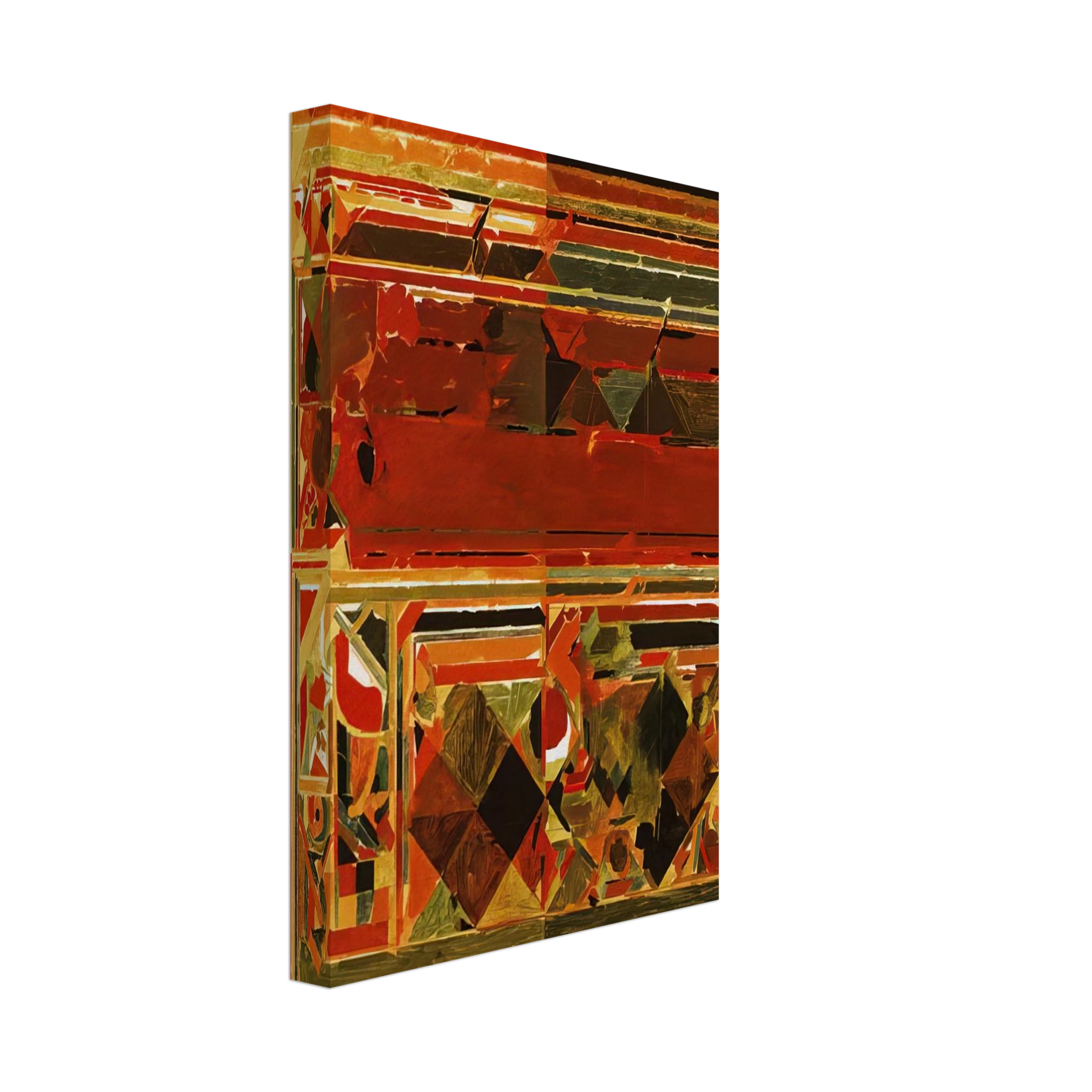 S. H. Raza - Saurashtra - 1983 Canvas - 40x60 cm / 16x24 inches-canvas