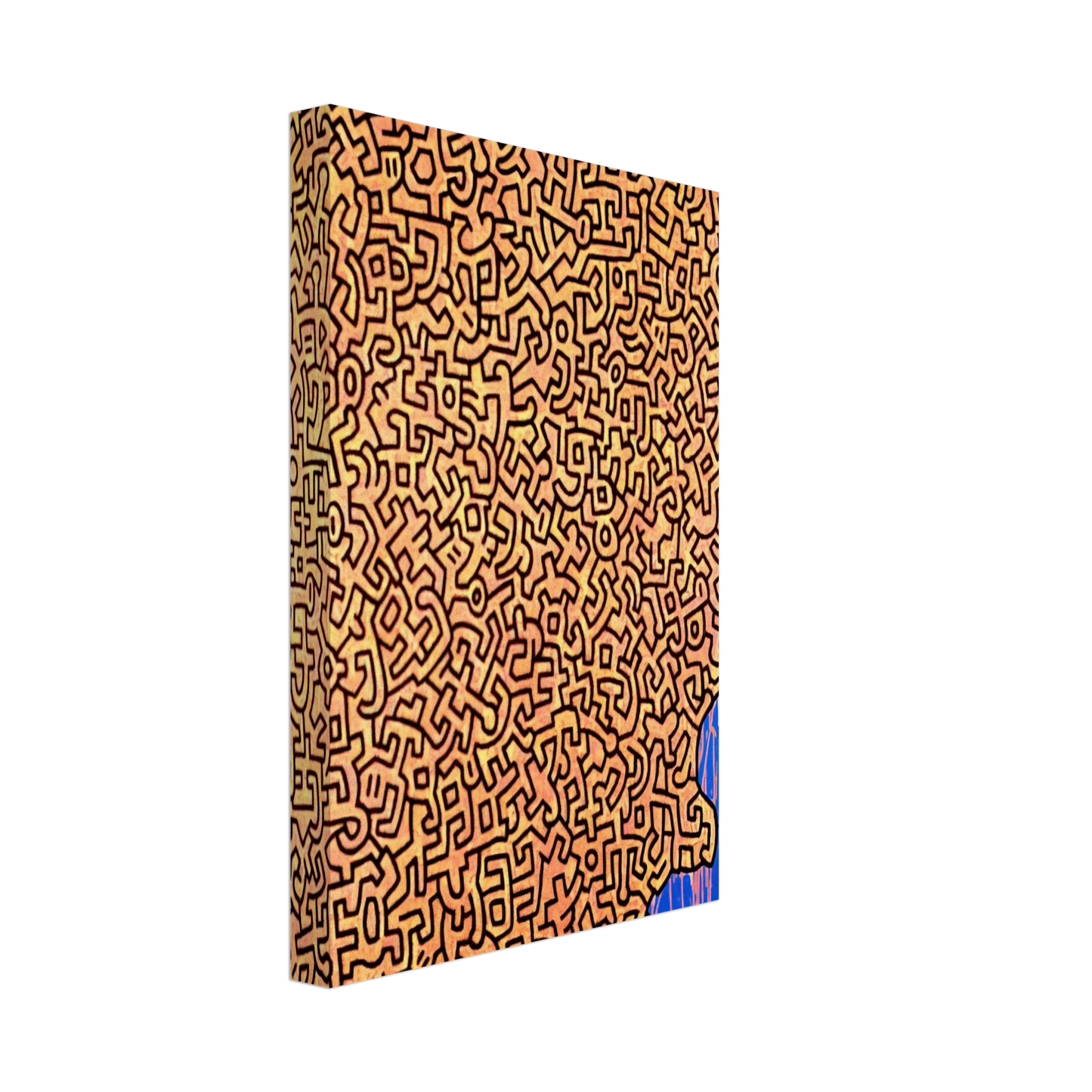 Keith Haring - BRAZIL 1989 Canvas - 70x100 cm / 28x40 inches-canvas