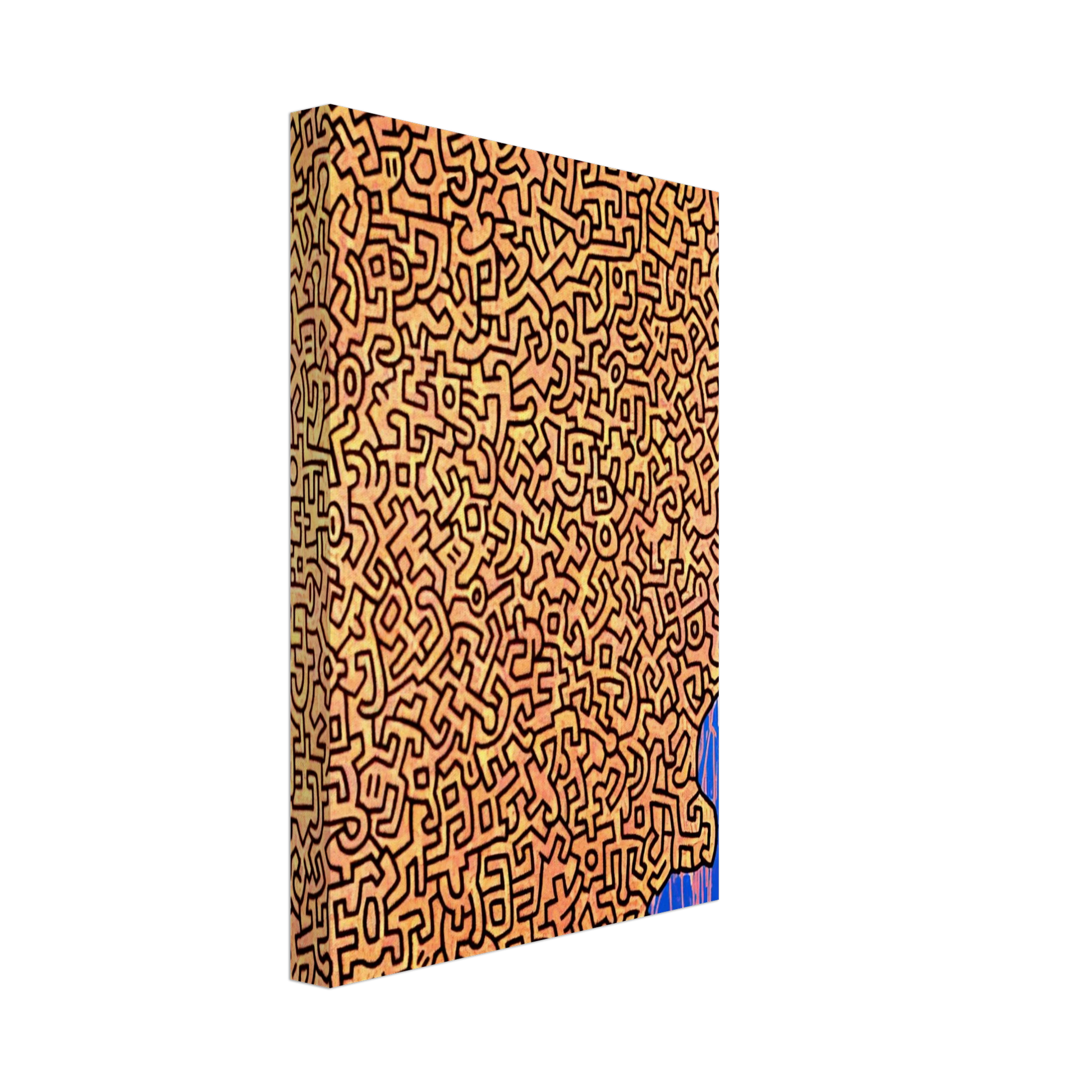 Keith Haring - BRAZIL 1989 Canvas - 70x100 cm / 28x40 inches-canvas