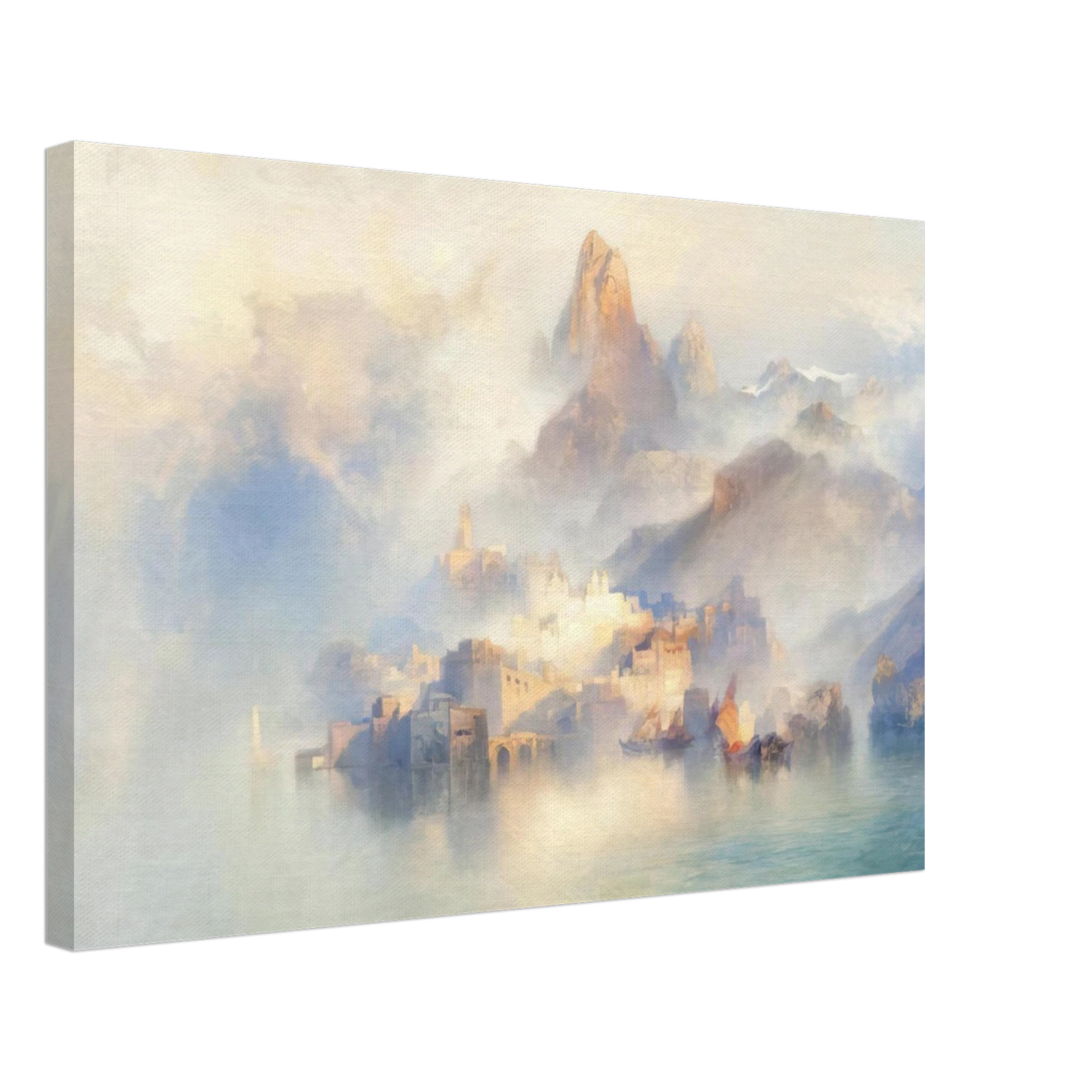 Thomas Moran - The Dream City Canvas - 70x100 cm / 28x40 inches-canvas