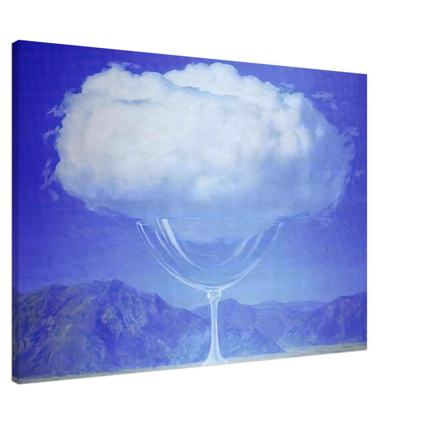 Rene Magritte - THE HEARTSTRINGS 1960 Canvas - 20x30 cm / 8x12 inches-canvas