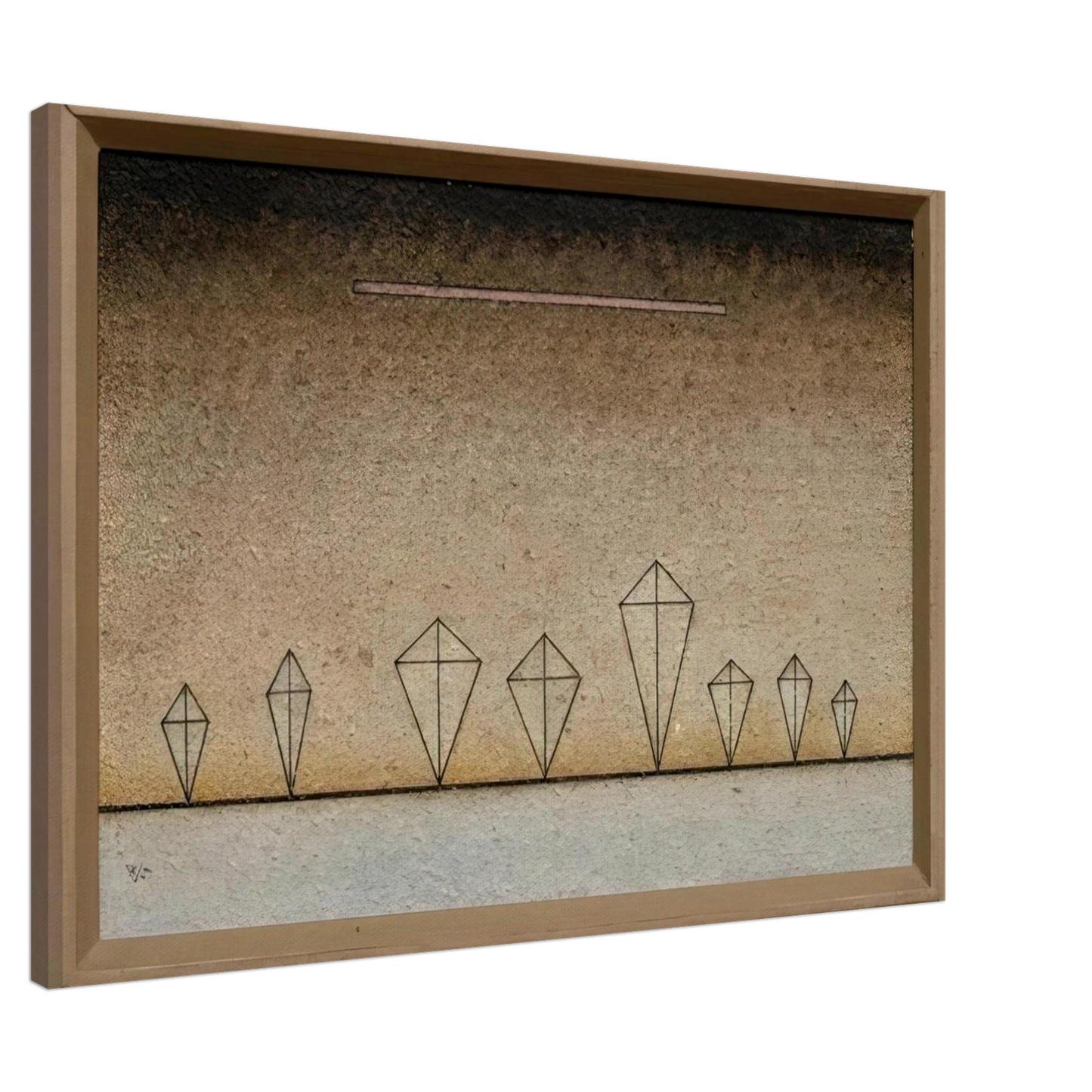 Wassily Kandinsky - EIGHT TIMES 1929 Canvas - 20x30 cm / 8x12 inches-canvas