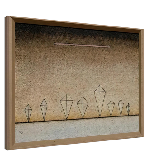 Wassily Kandinsky - EIGHT TIMES 1929 Canvas - 20x30 cm / 8x12 inches-canvas