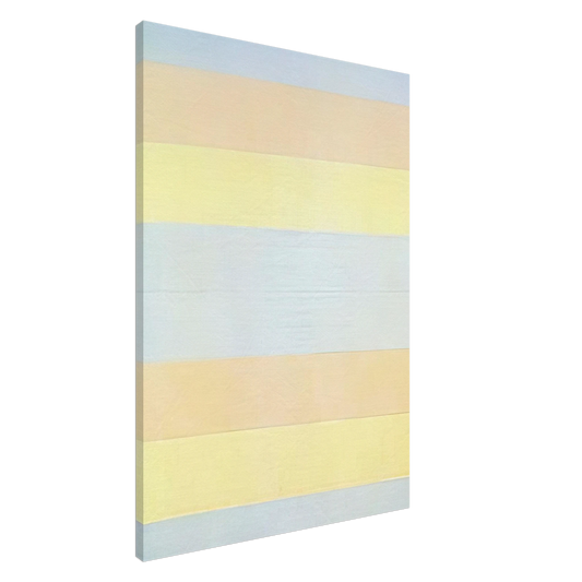 Agnes Martin - With My Back to the World Canvas - 20x30 cm / 8x12 inches-canvas
