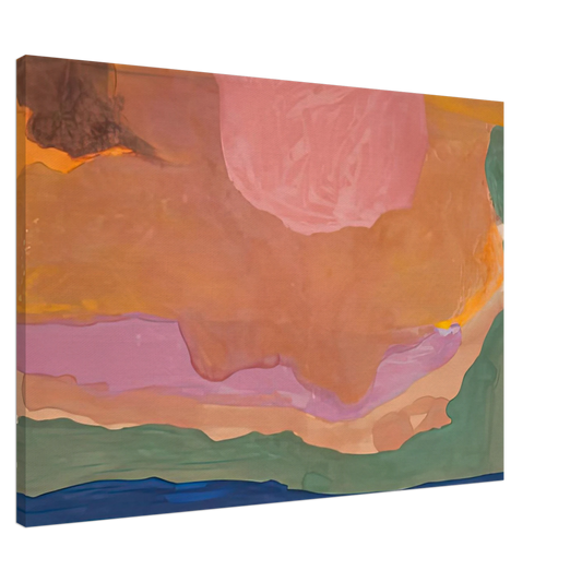 Helen Frankenthaler - Flood, 1967- Canvas - 20x30 cm / 8x12 inches-canvas