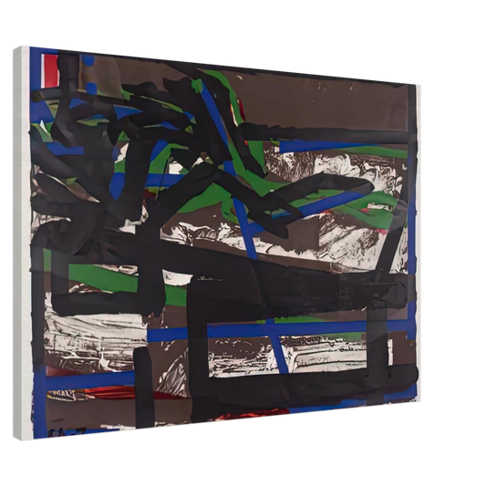 Frank Auerbach - RECLINING FIGURE II Canvas - 20x30 cm / 8x12 inches-canvas