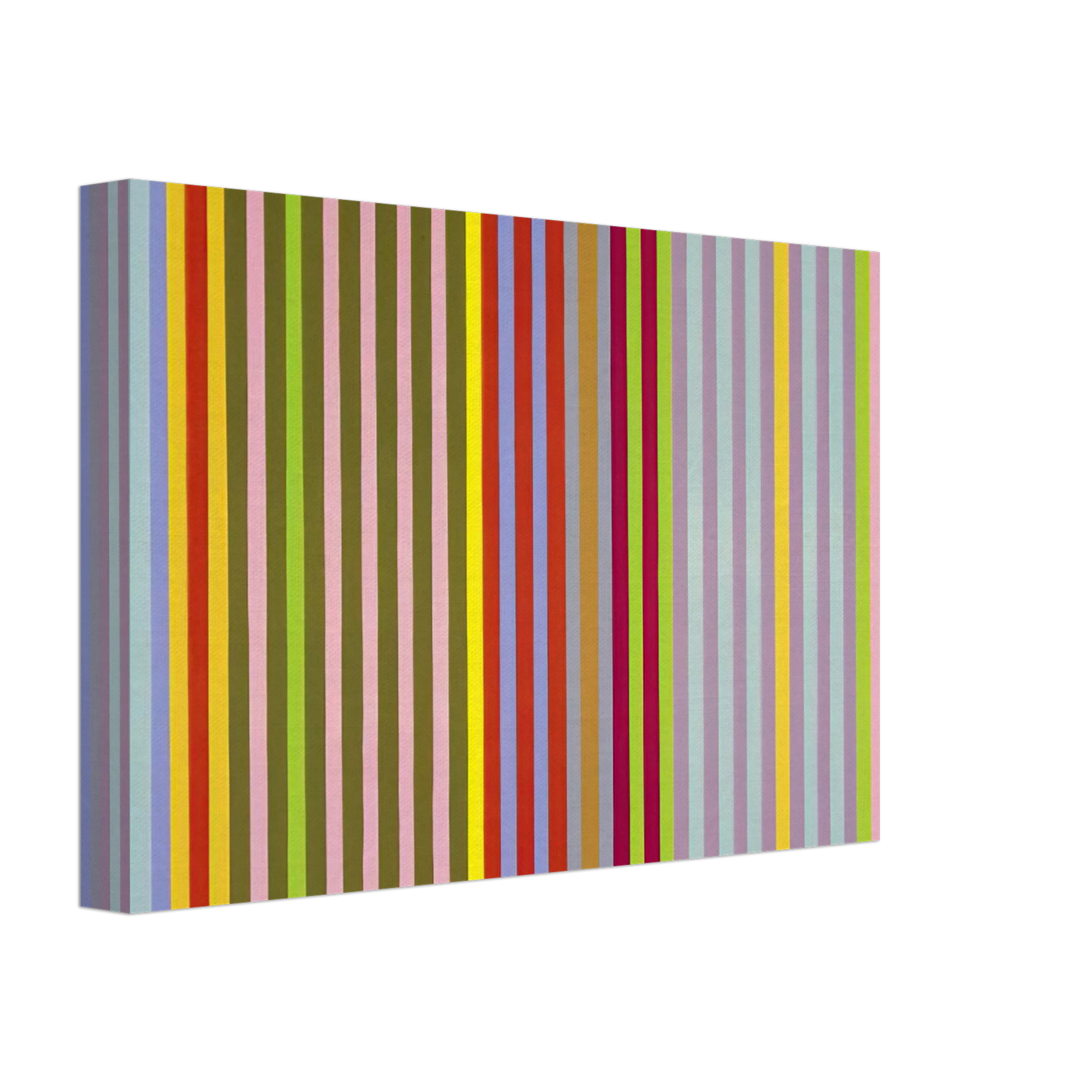 Gene Davis - Apricot Ripple - 1968 Canvas - 40x60 cm / 16x24 inches-canvas
