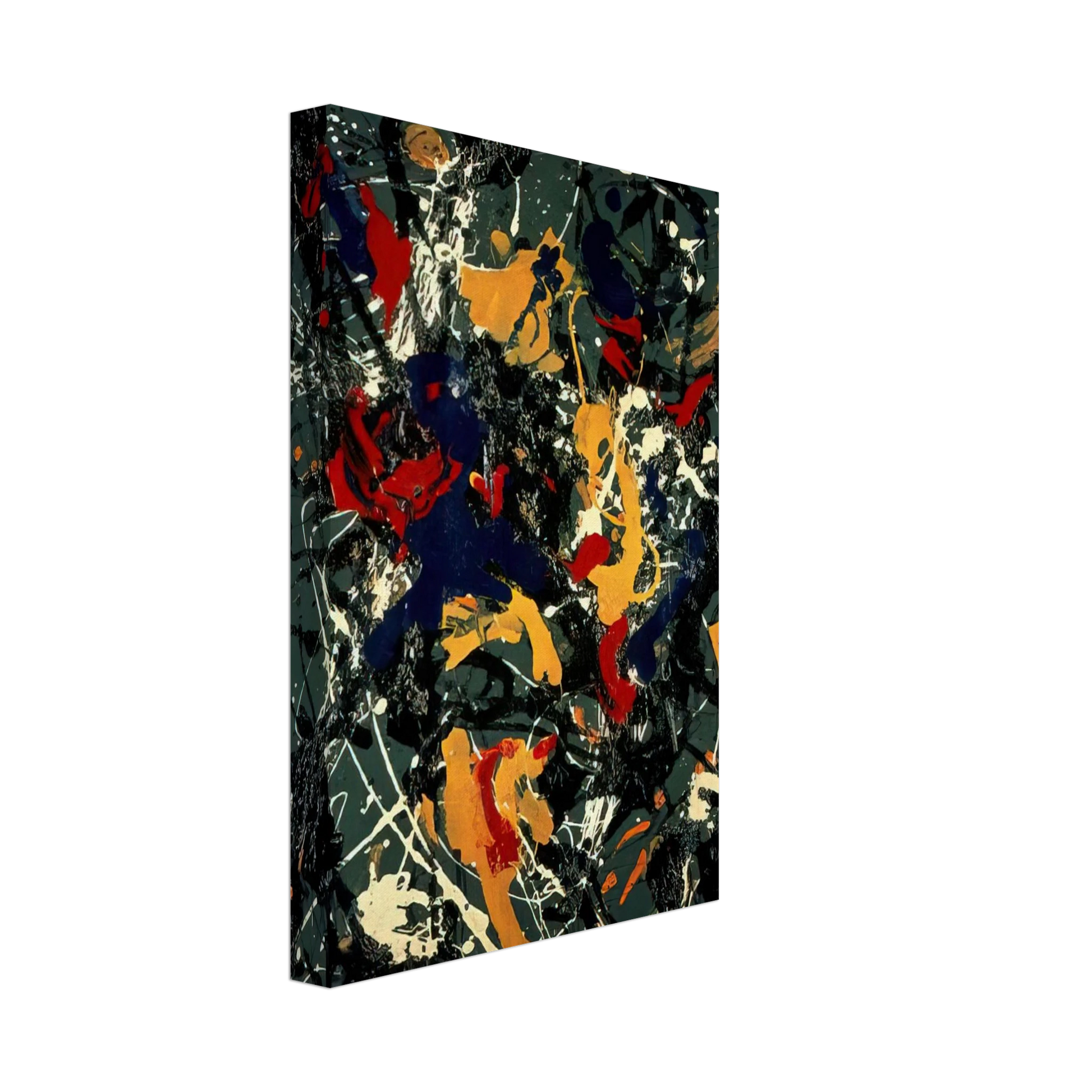 Jackson Pollock - NUMBER 3 1948 Canvas - 70x100 cm / 28x40 inches-canvas