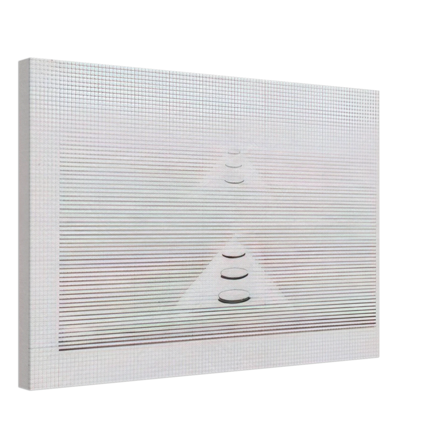 Nasreen Mohamedi - Untitled - 1980 Canvas - 40x60 cm / 16x24 inches-canvas