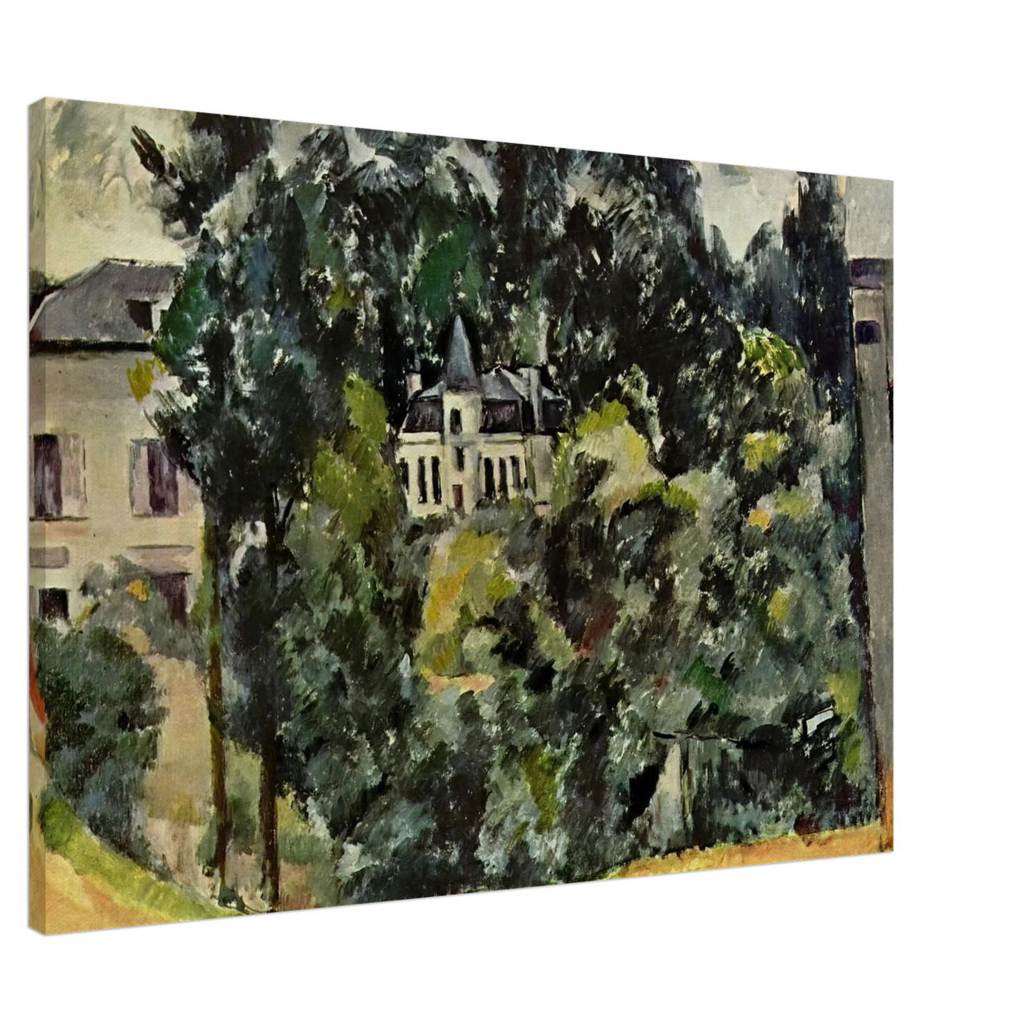 Paul Cezanne - Castle of Marines Canvas - 20x30 cm / 8x12 inches-canvas