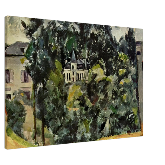 Paul Cezanne - Castle of Marines Canvas - 20x30 cm / 8x12 inches-canvas