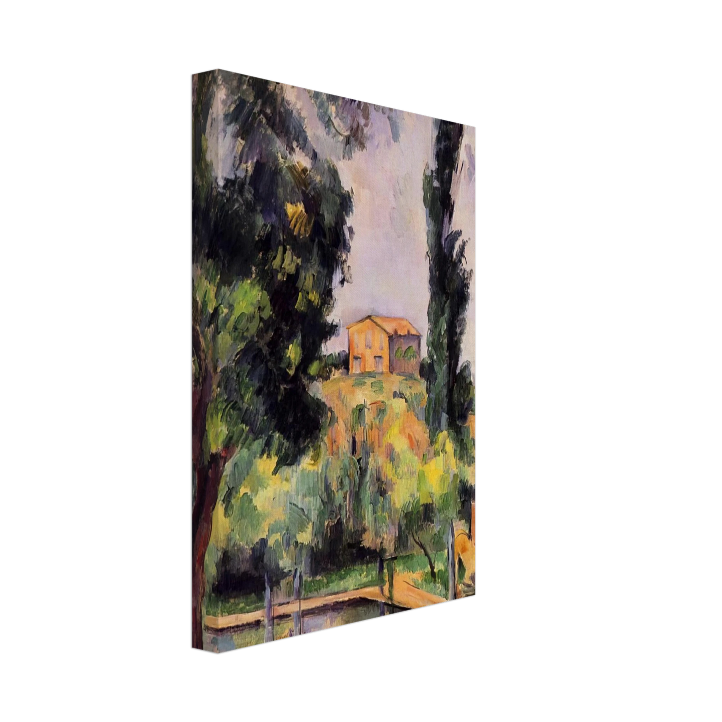 Paul Cezanne - Jas de Bouffan Canvas - 40x60 cm / 16x24 inches-canvas