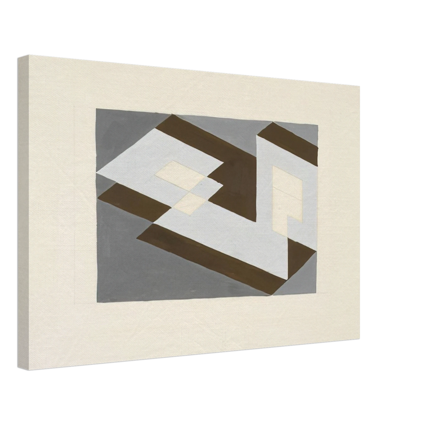 Josef Albers - STUDY FOR TENAYUCA 1938 Canvas - 70x100 cm / 28x40 inches-canvas