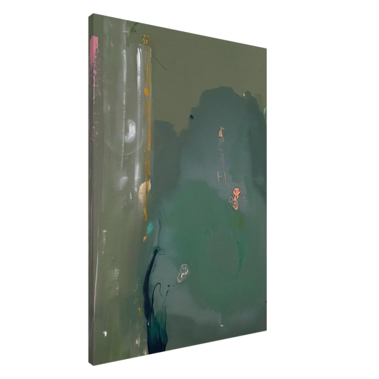 Helen Frankenthaler - Cote d Argent - 1980 Canvas - 20x30 cm / 8x12 inches-canvas