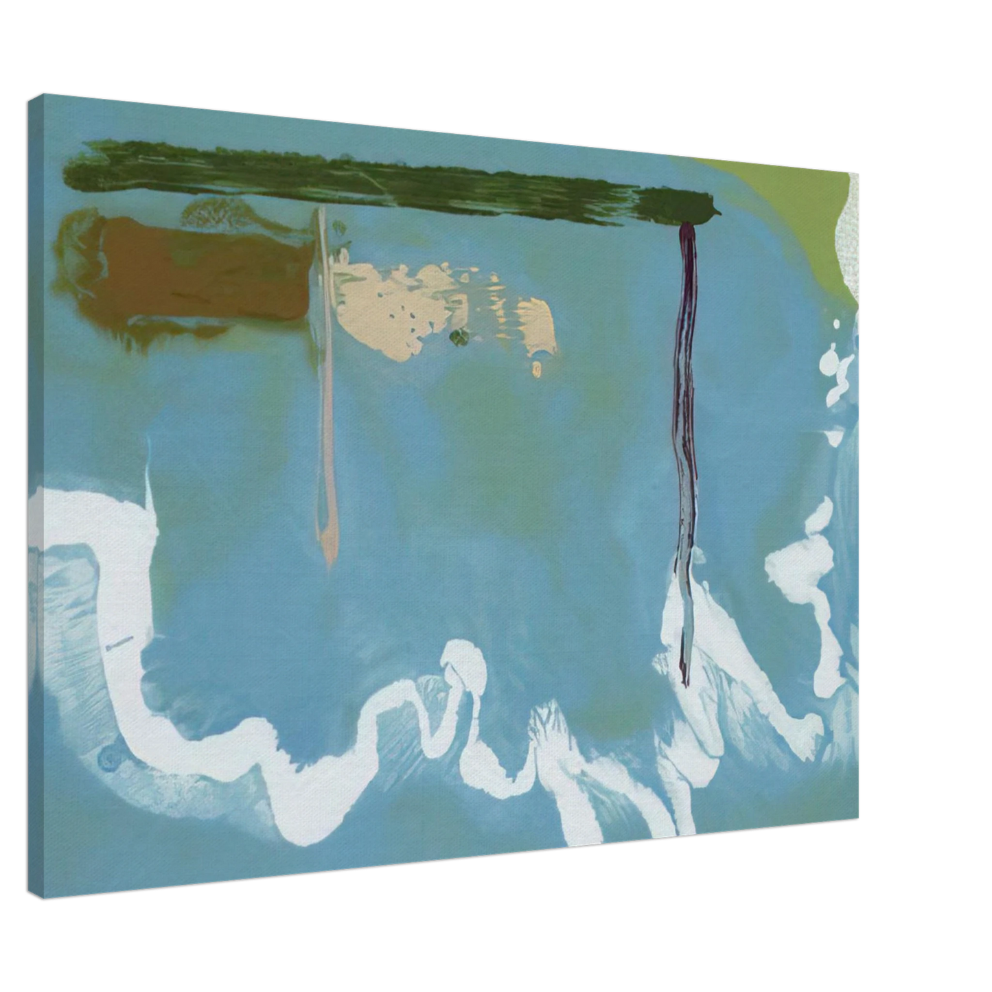Helen Frankenthaler - Skywriting - 1997 Canvas - 20x30 cm / 8x12 inches-canvas