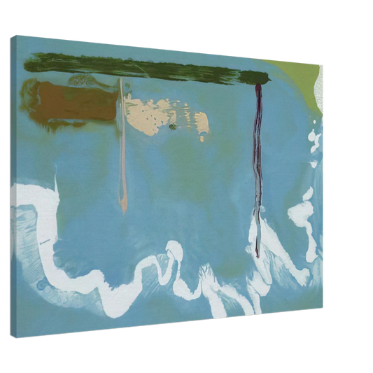 Helen Frankenthaler - Skywriting - 1997 Canvas - 20x30 cm / 8x12 inches-canvas