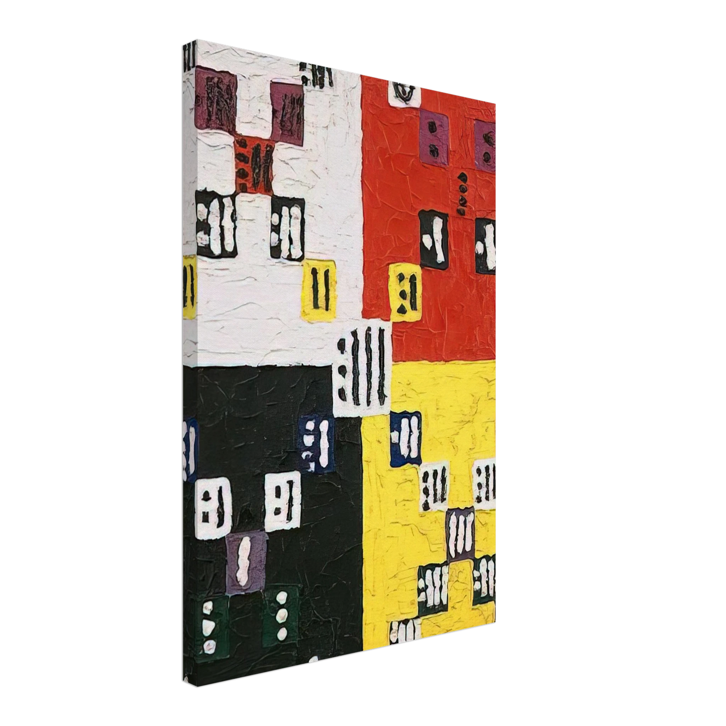 Alfred Jensen - The Apex is Nothing - 1960 Canvas - 40x60 cm / 16x24 inches-canvas