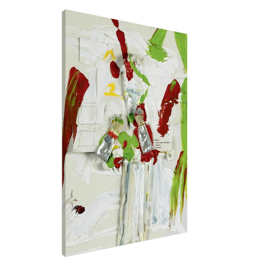 Dieter Roth - Untitled - 1978 Canvas - 20x30 cm / 8x12 inches-canvas