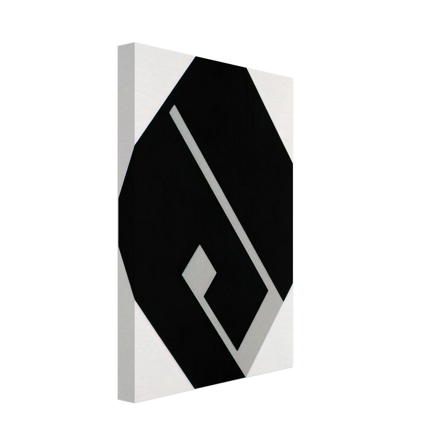 Bruno Munari - Untitled - 1984 Canvas - 40x60 cm / 16x24 inches-canvas