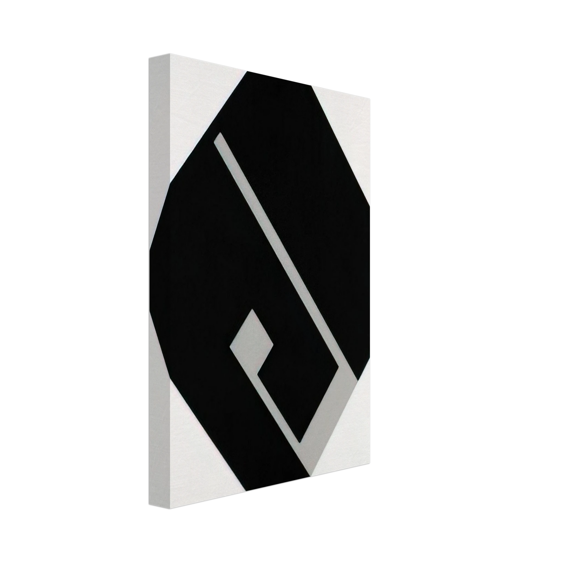 Bruno Munari - Untitled - 1984 Canvas - 40x60 cm / 16x24 inches-canvas