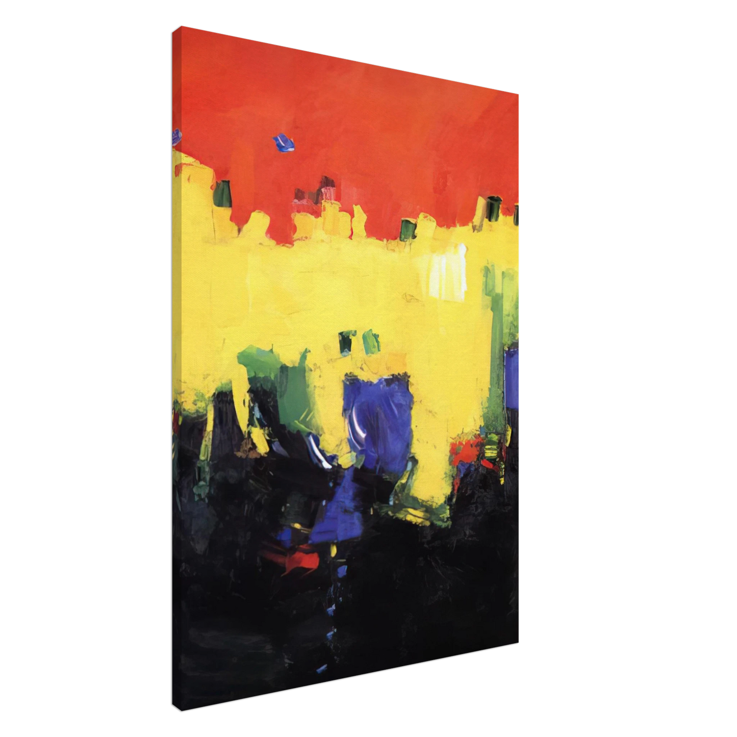 Hans Hofmann - Above Deep Waters Canvas - 20x30 cm / 8x12 inches-canvas
