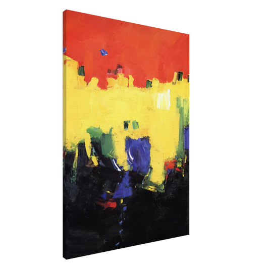 Hans Hofmann - Above Deep Waters Canvas - 20x30 cm / 8x12 inches-canvas