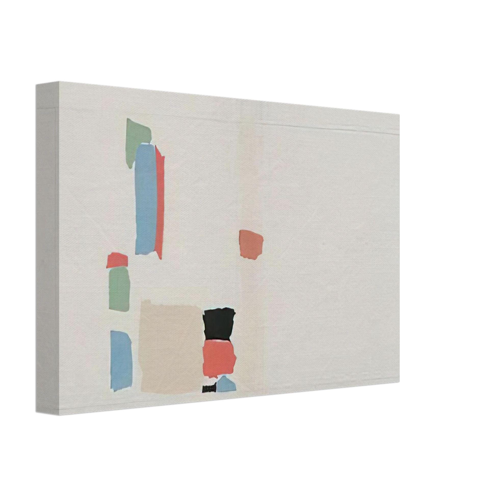 Nicolas de Stael - Abstract Composition - Lyrical Abstraction Canvas - 40x60 cm / 16x24 inches-canvas