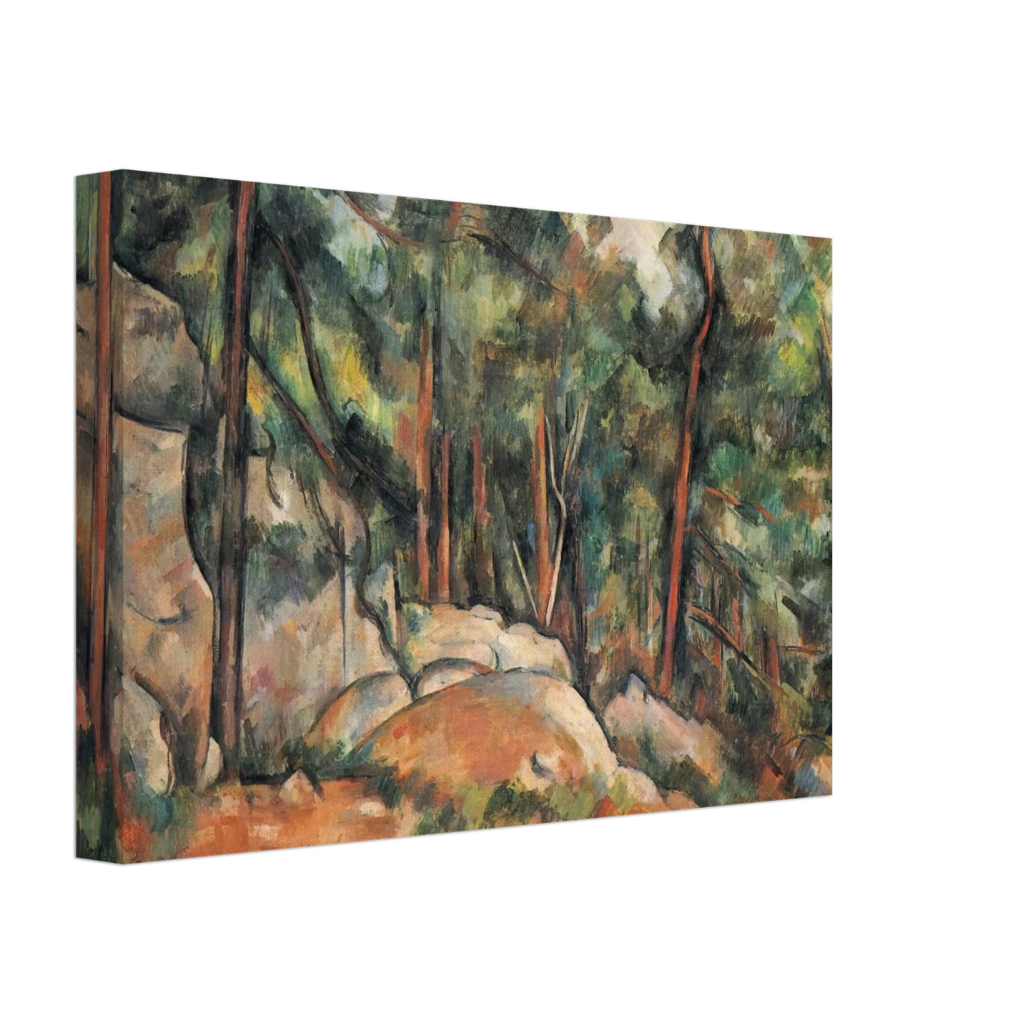 Paul Cezanne - In the Forest Canvas - 40x60 cm / 16x24 inches-canvas