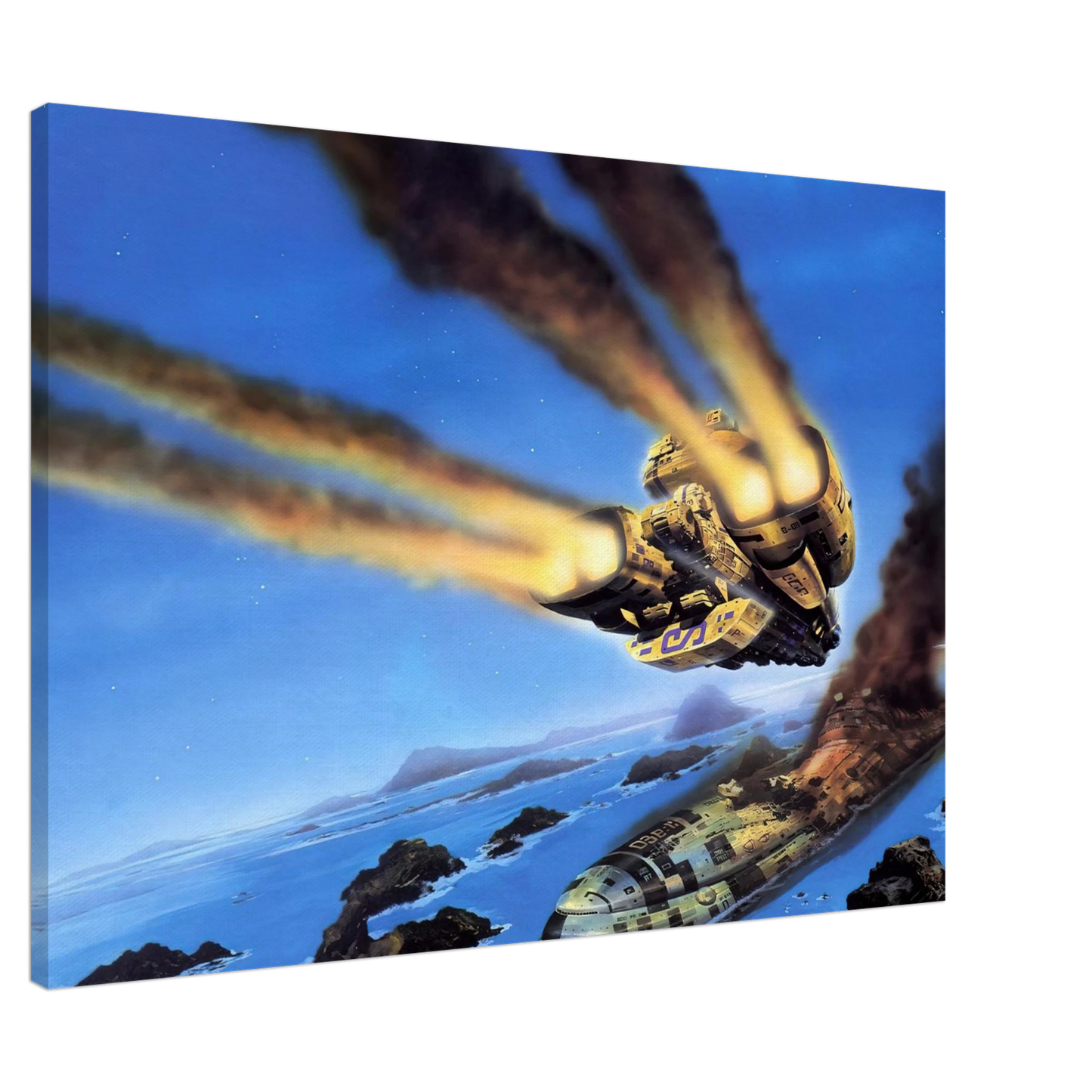 Chris Foss - Chris Foss Canvas - 20x30 cm / 8x12 inches-canvas