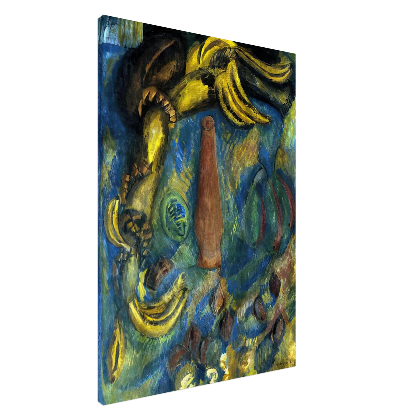 Raoul Dufy - STILL LIFE WITH BANANAS 1909 Canvas - 20x30 cm / 8x12 inches-canvas