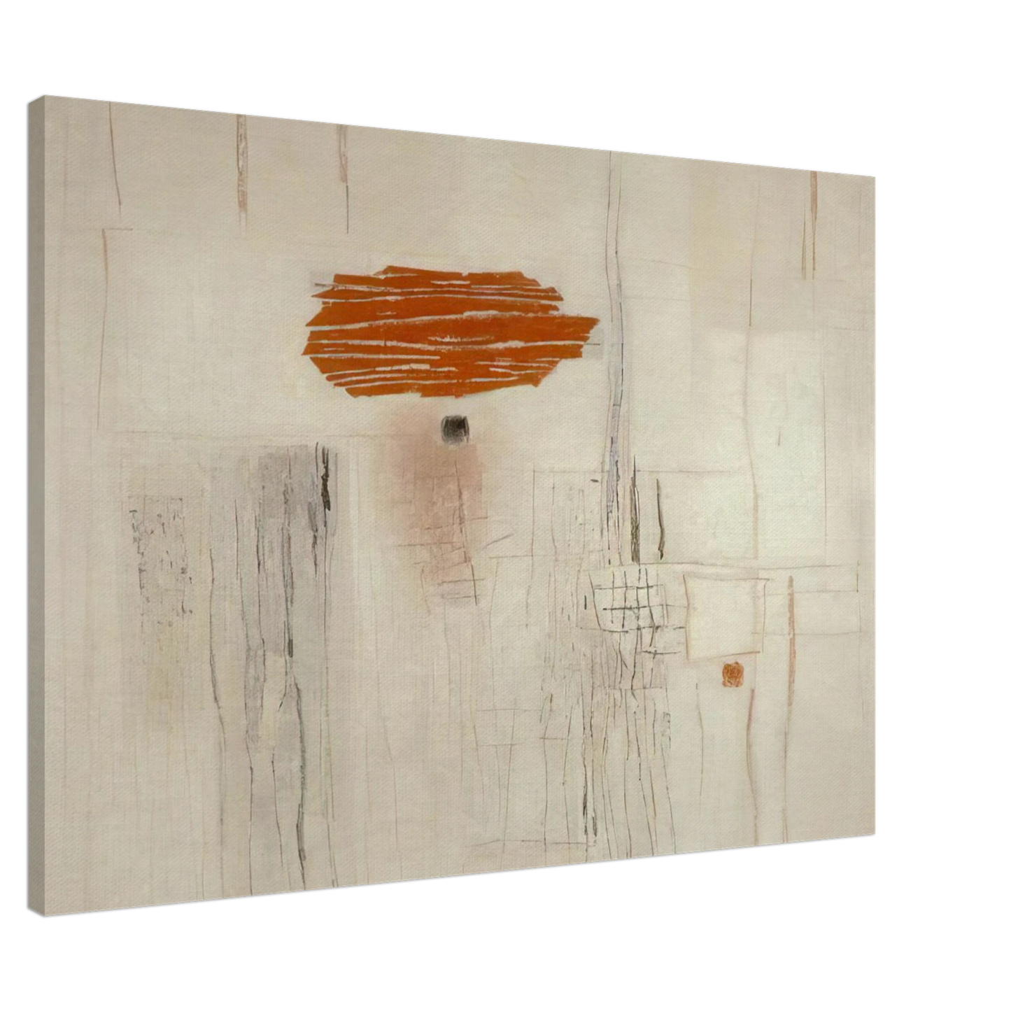 Bice Lazzari - Racconto n. 2 - 1955 Canvas - 20x30 cm / 8x12 inches-canvas