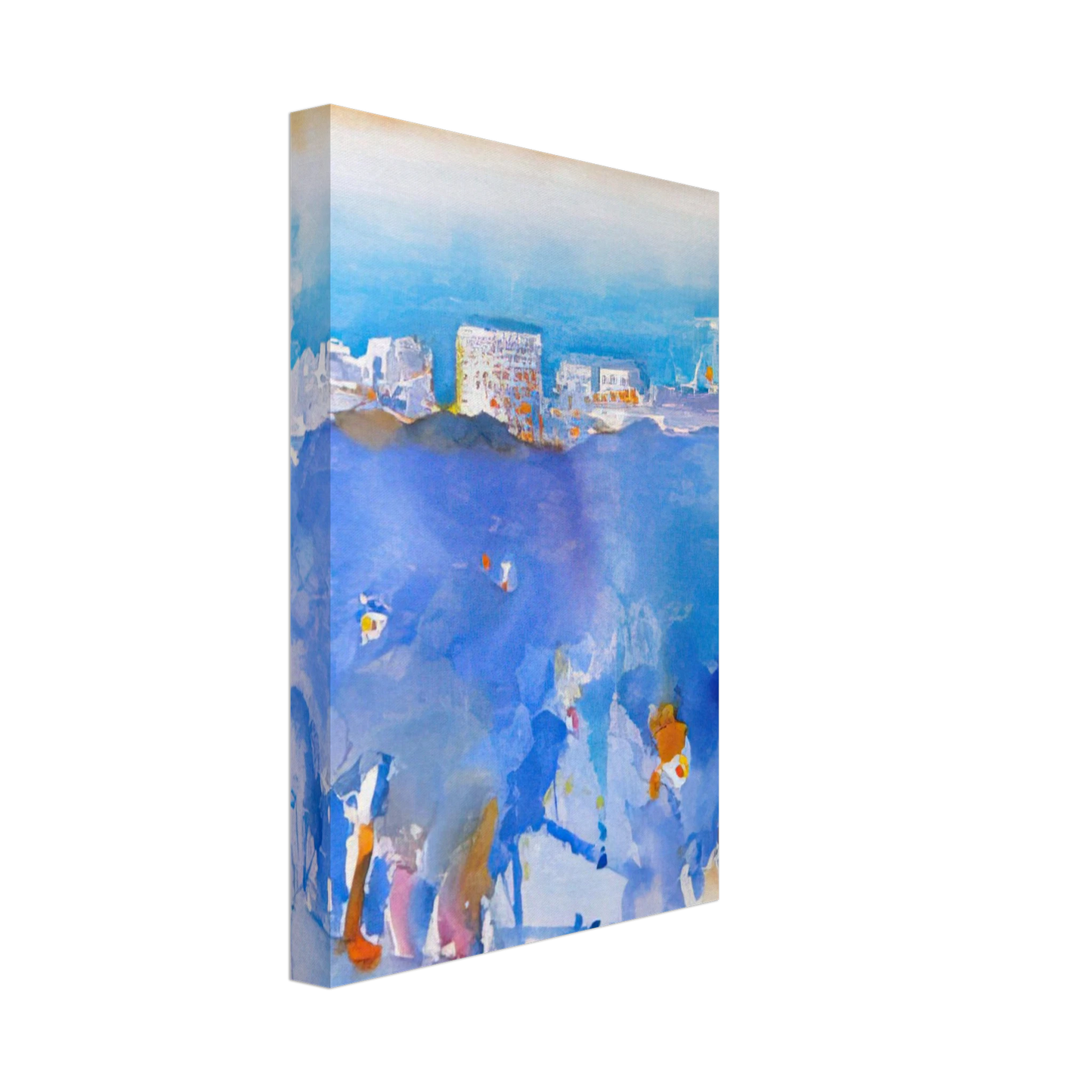 John Marin - New York Fantasy - 1912 Canvas - 70x100 cm / 28x40 inches-canvas