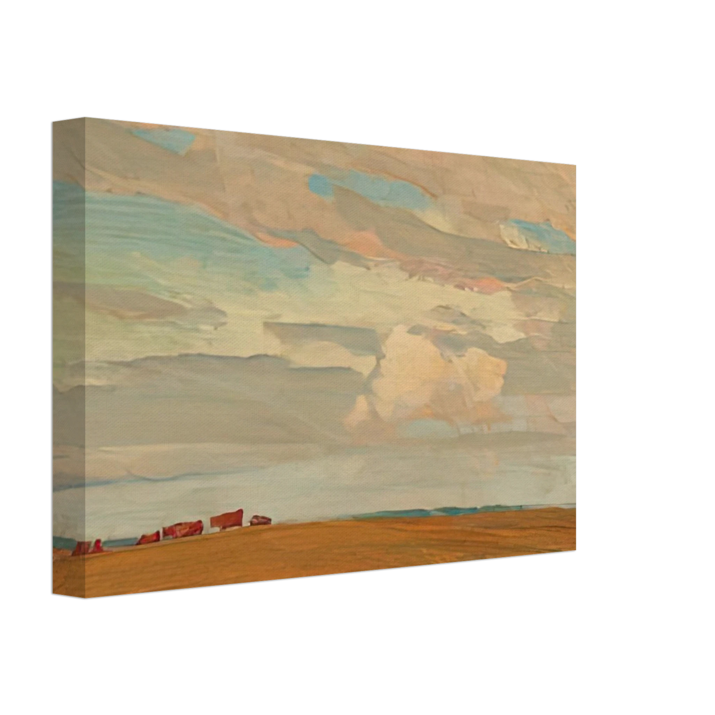 Maynard Dixon - PRAIRIE SAND HILL CAMP MAY 1921 1921 Canvas - 40x60 cm / 16x24 inches-canvas