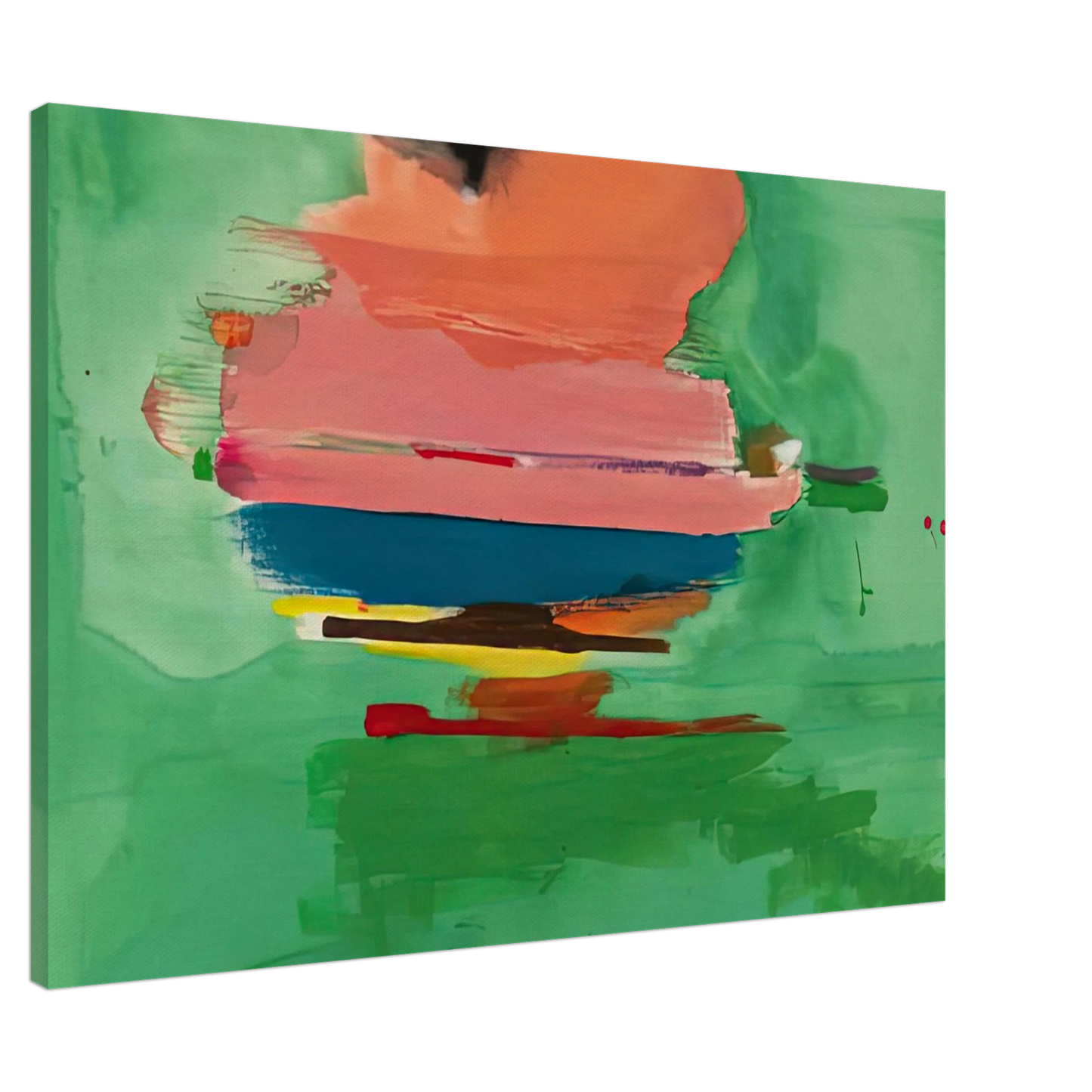 Helen Frankenthaler - Untitled, 1973- Canvas - 20x30 cm / 8x12 inches-canvas