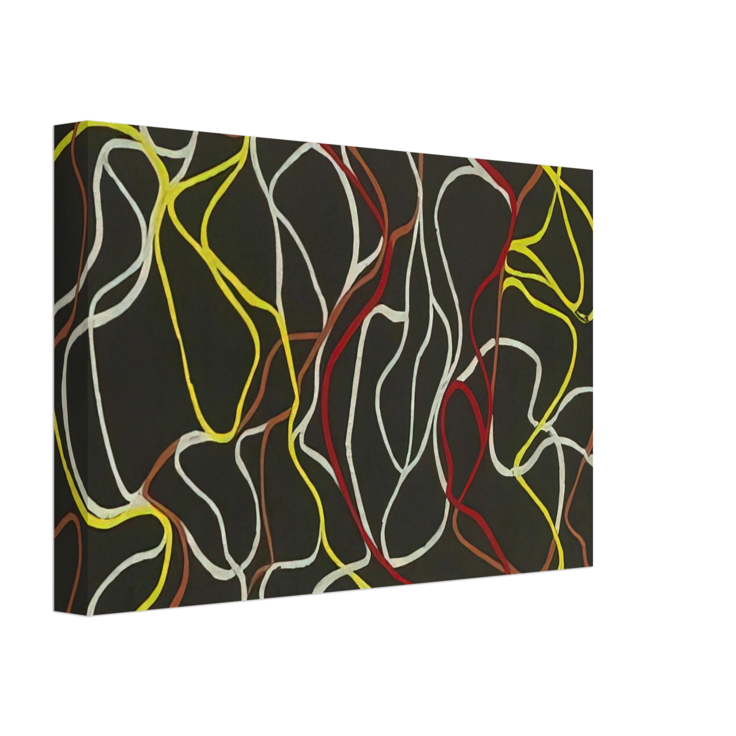 Brice Marden - Beyond Eagles Mere 2 - 2001 Canvas - 40x60 cm / 16x24 inches-canvas