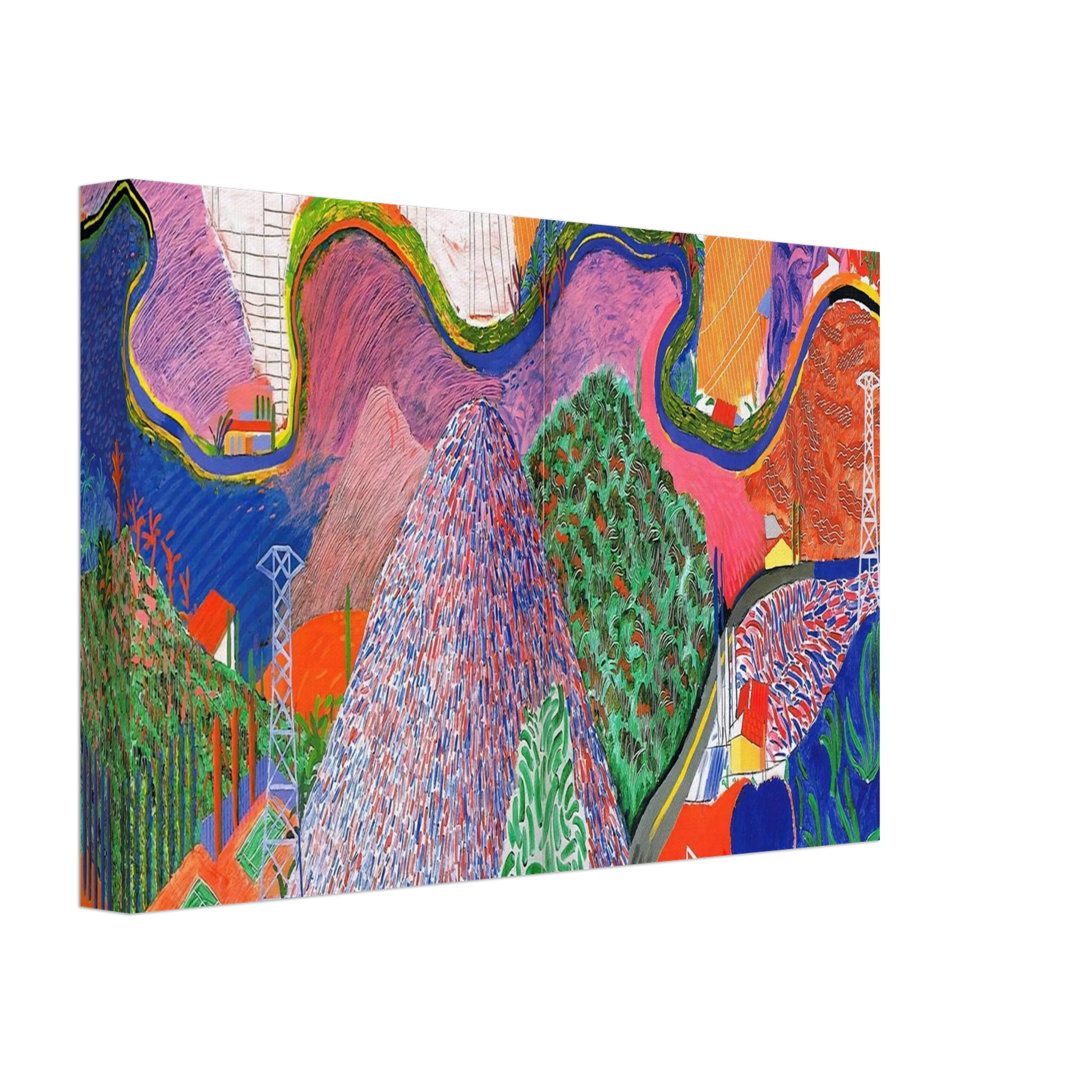 David Hockney - David Hockney Canvas - 40x60 cm / 16x24 inches-canvas